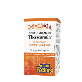 Natural Factors Theracurmin Double Strength baksida