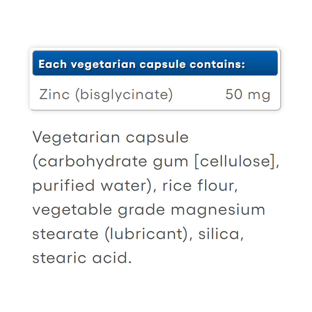 Natural Factors - Zinc Bisglycinate