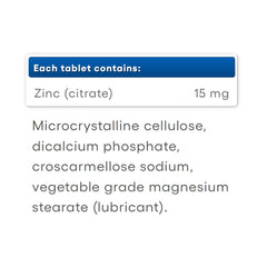 Natural Factors Zinc Citrate näringsfakta