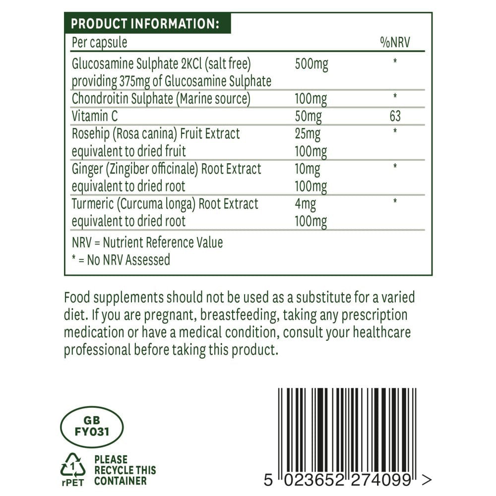 Natures Aid - Glucosamine & Chondroitin Complex