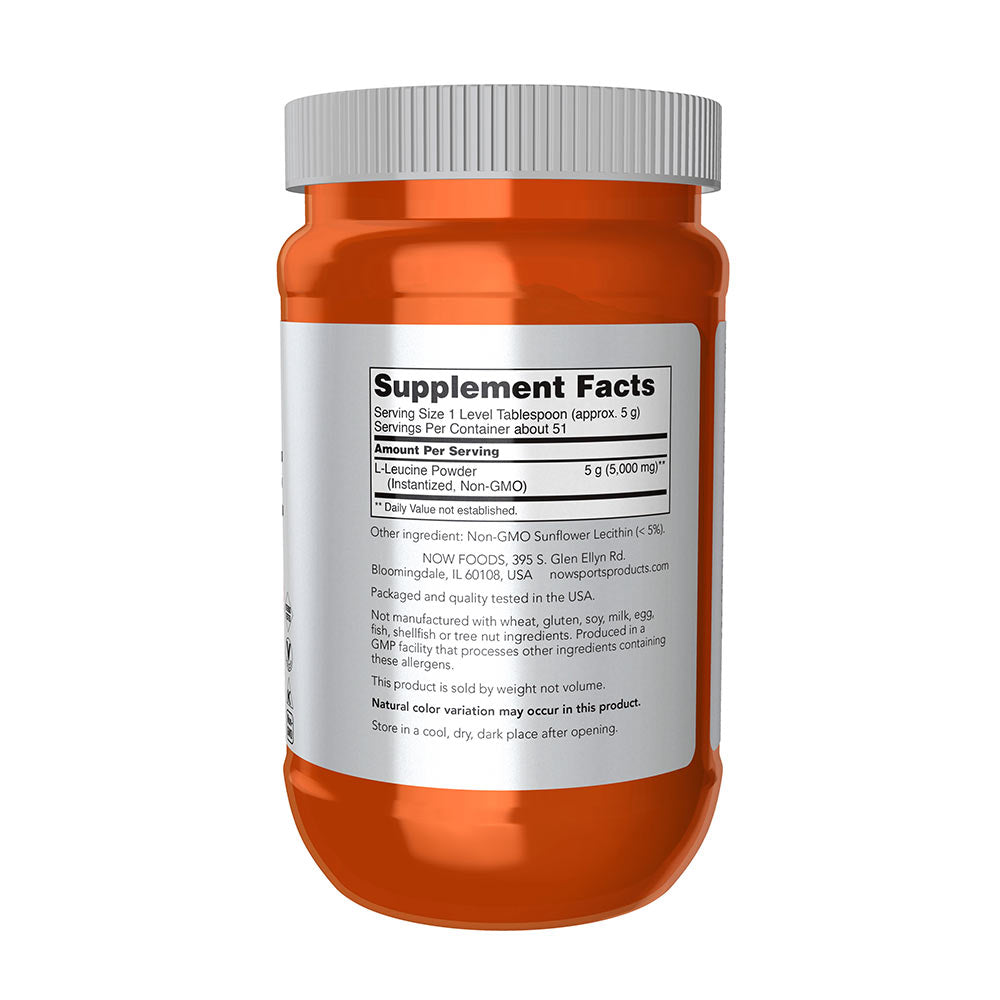 L-Leucine Powder baksida näringsfakta