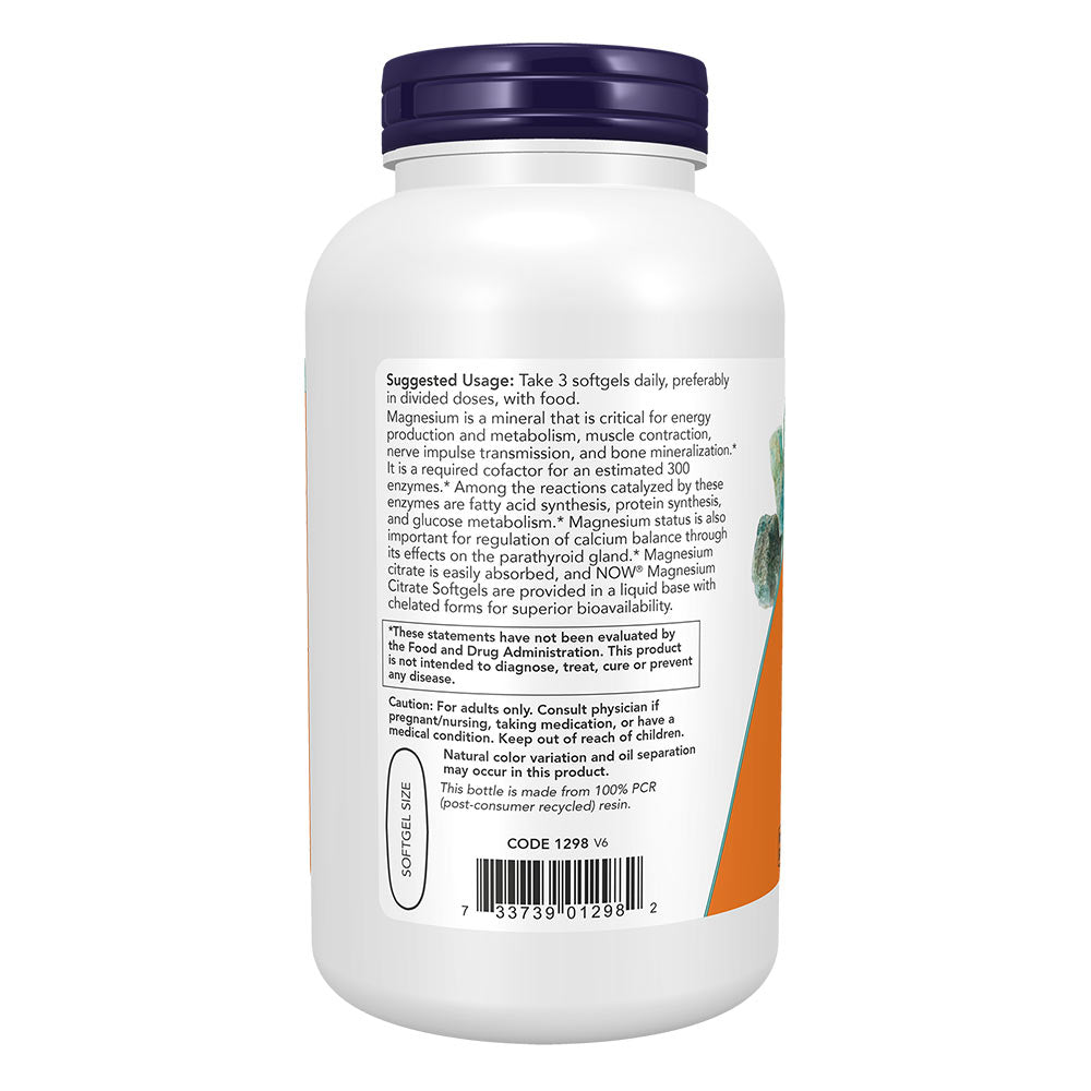 Now Foods - Magnesium Citrate