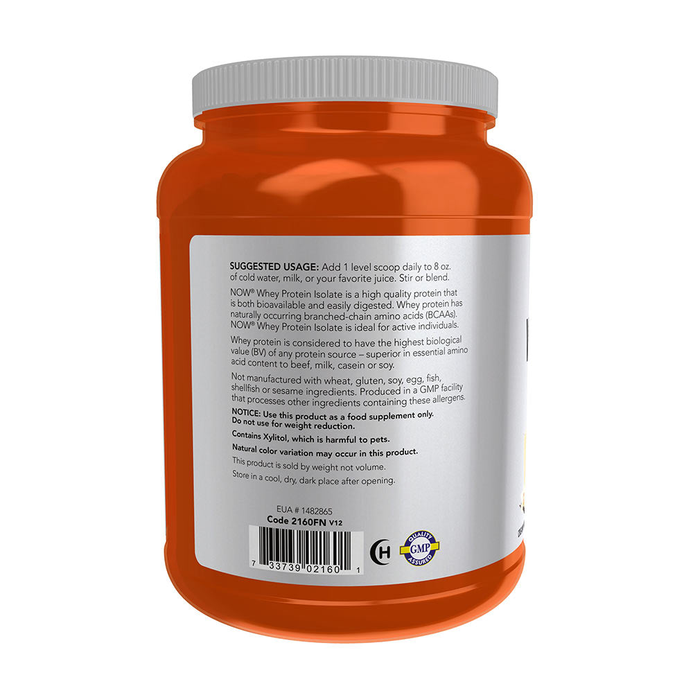 NOW Foods - Whey Protein Isolate