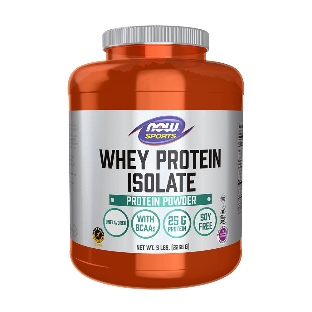 NOW Foods - Whey Protein Isolate, Unflavored - 2268g