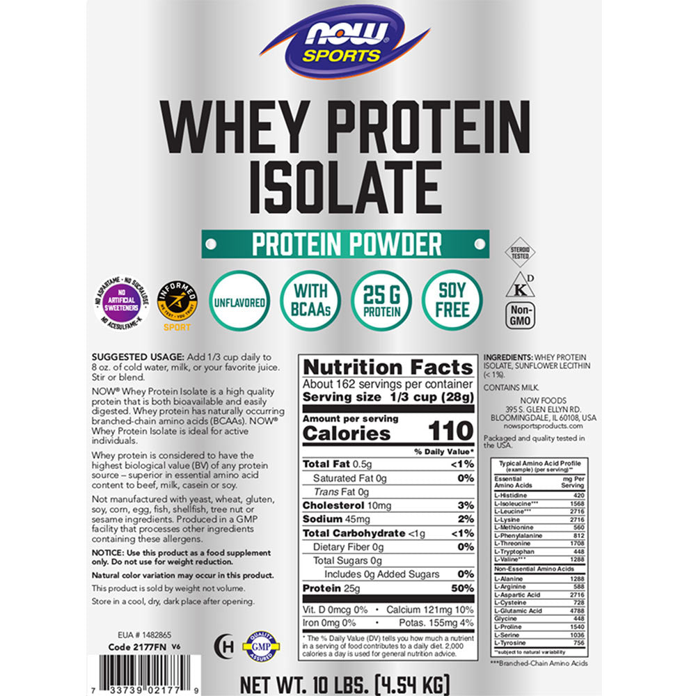 NOW Foods - Whey Protein Isolate