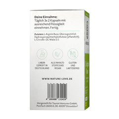 L-Arginine Base ingredienser etikett