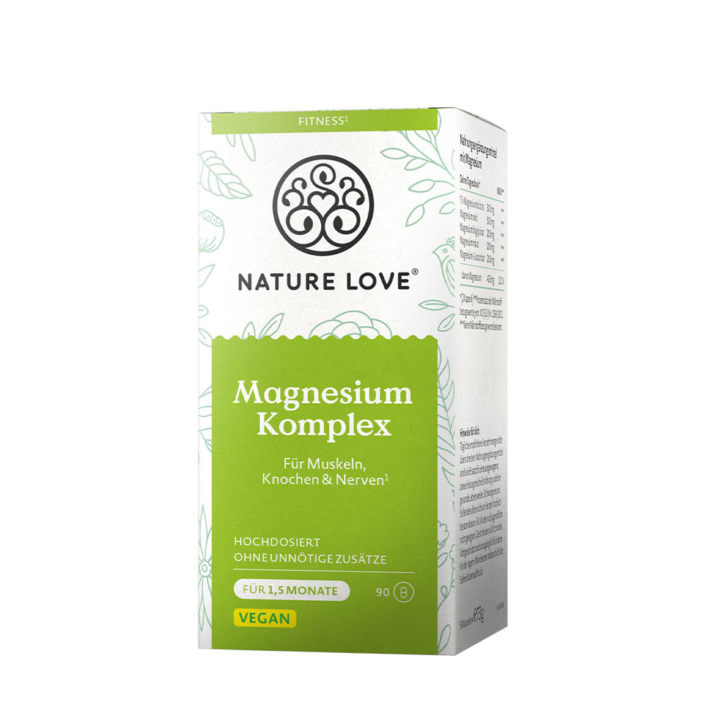 Nature Love - Magnesium Komplex - 90 Kapsler
