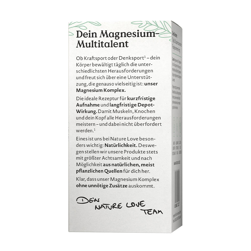 Nature Love - Magnesium Komplex - 90 Kapsler