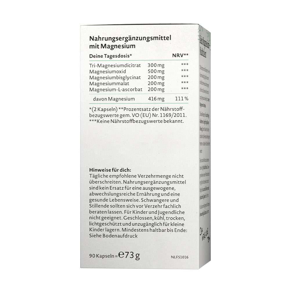 Nature Love - Magnesium Komplex - 90 Kapsler