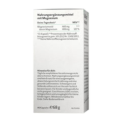 Nature Love Magnesium Oxide baksida