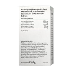 Milk Thistle Complex – Lever & Mag baksida