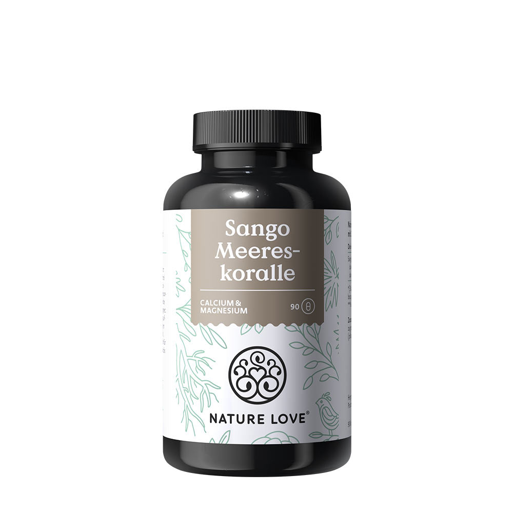 Sango Korallkalcium & Magnesium – 90 Kapslar framsida
