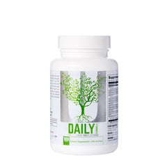 Universal Nutrition Daily Formula multivitamin bottle with green tree design, 100 servings for overall health and energy.