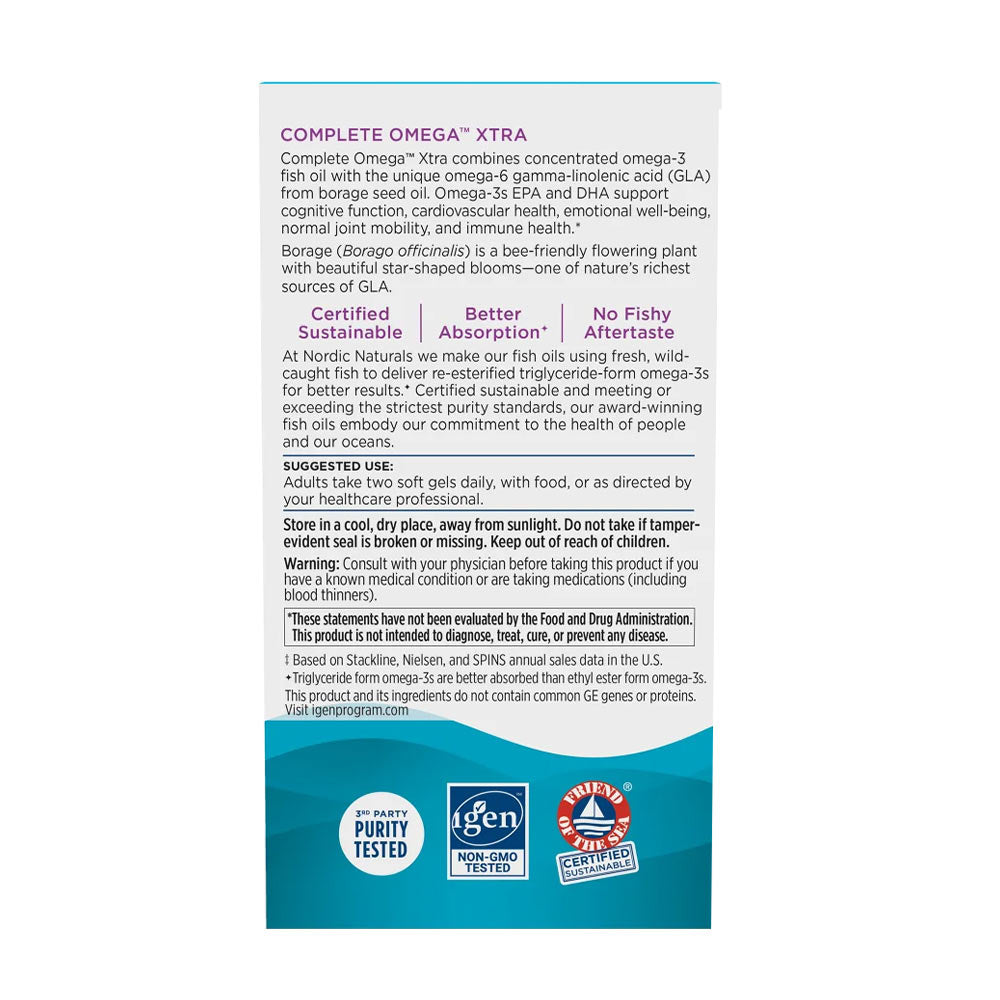 Nordic Naturals - Complete Omega Xtra - 60 Sgels