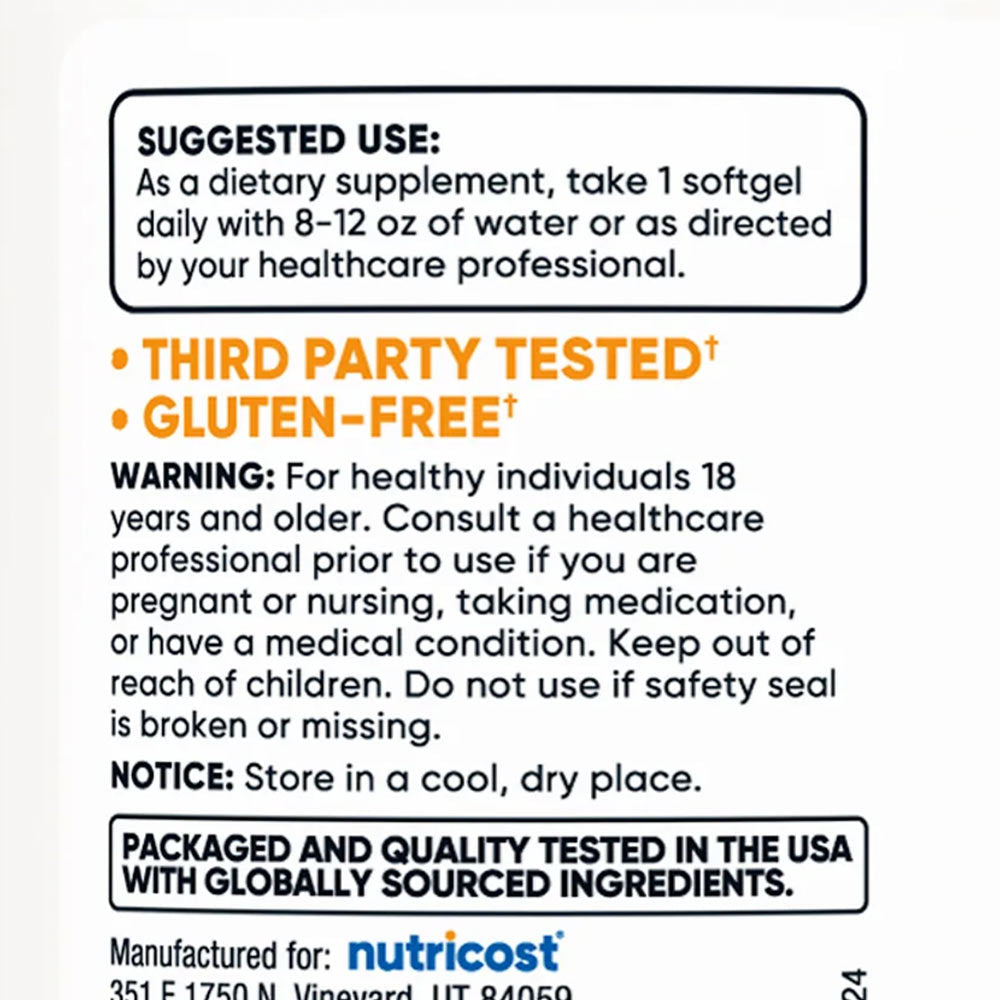 Nutricost - Biotin Vitamin B7 10,000mcg