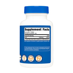 Nutricost Biotin B7 baksida näringsfakta