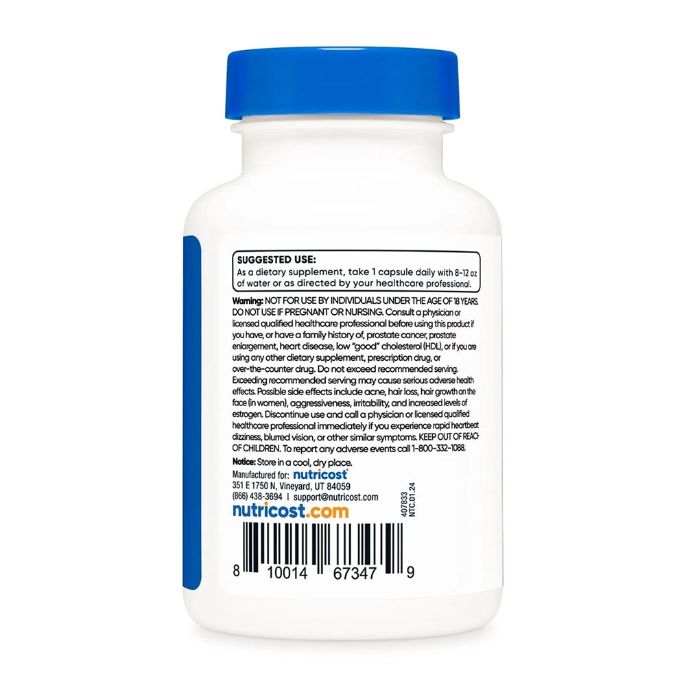 Nutricost - Pregnenolone - 120 kapsler