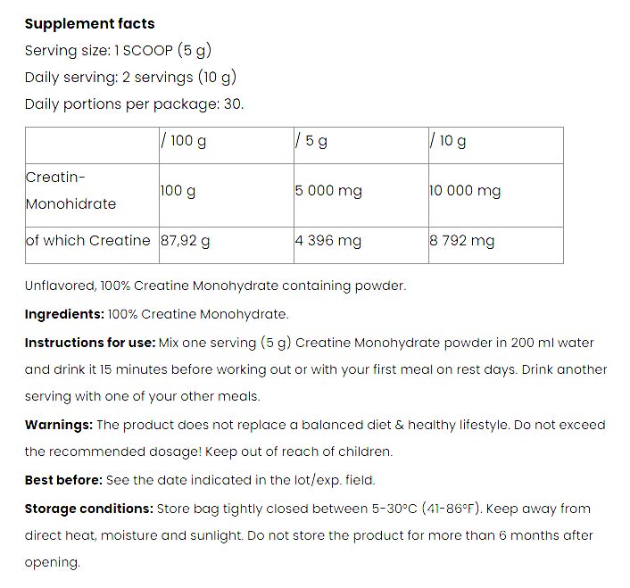 Nutriversum - Creatine