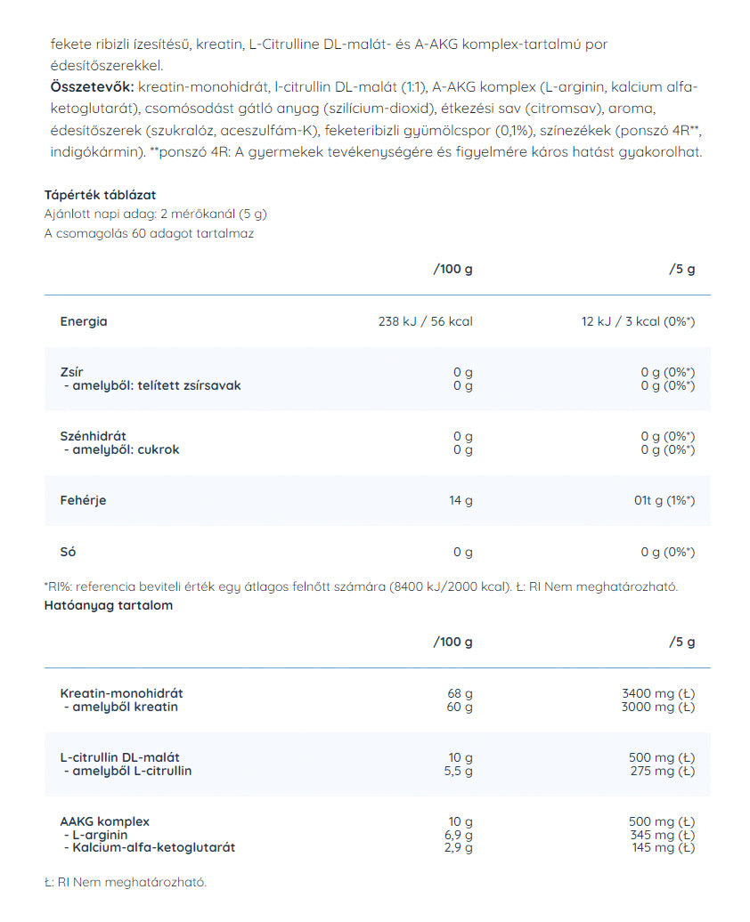 Nutriversum - Kreatiini+