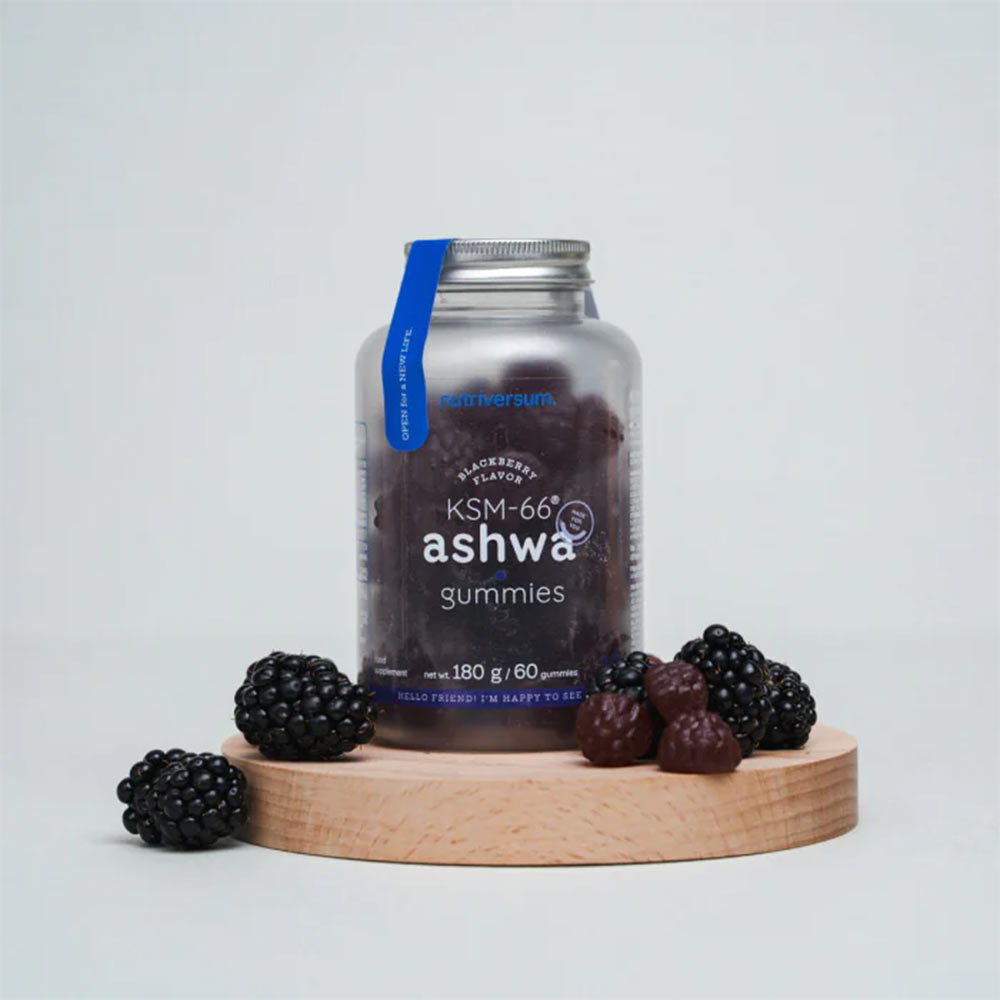 Nutriversum - KSM-66 Ashwagandha Gummies Blackberry 60 Gummies