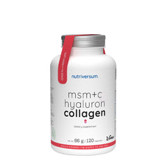 Nutriversum MSM+C Hyaluron Collagen 120 kapslar framsida