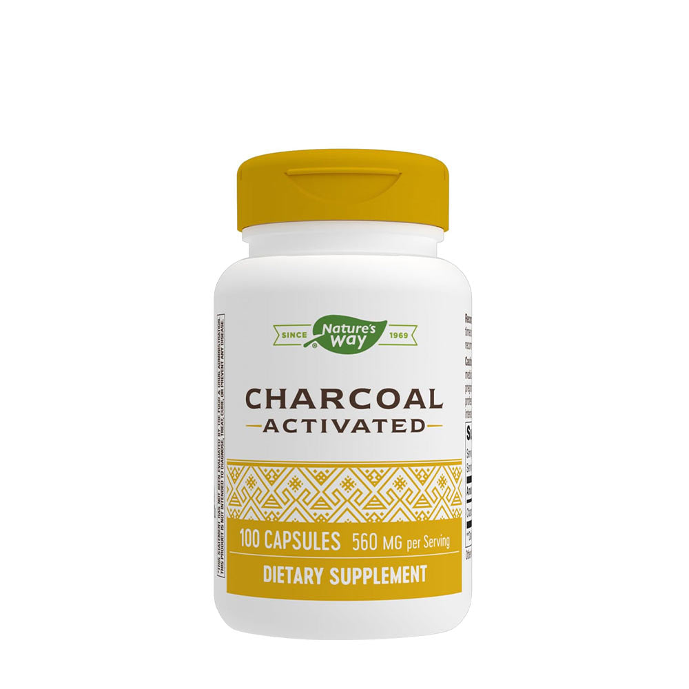 Nature's Way - Activated Charcoal - 100 Caps