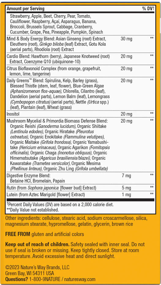 Nature's Way Alive! Men's 50+ dosering information
