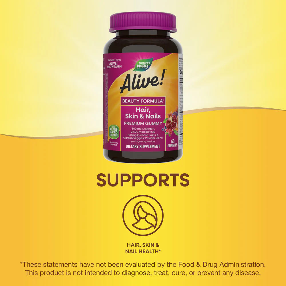 Nature's Way - Hair, Skin & Nails Gummies - 60 Gummies