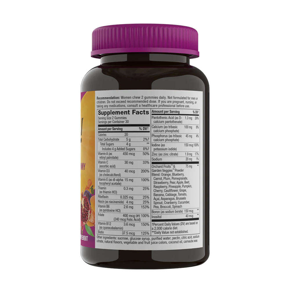 Alive! Women's Gummy Multivitamin gummibitarna närbild