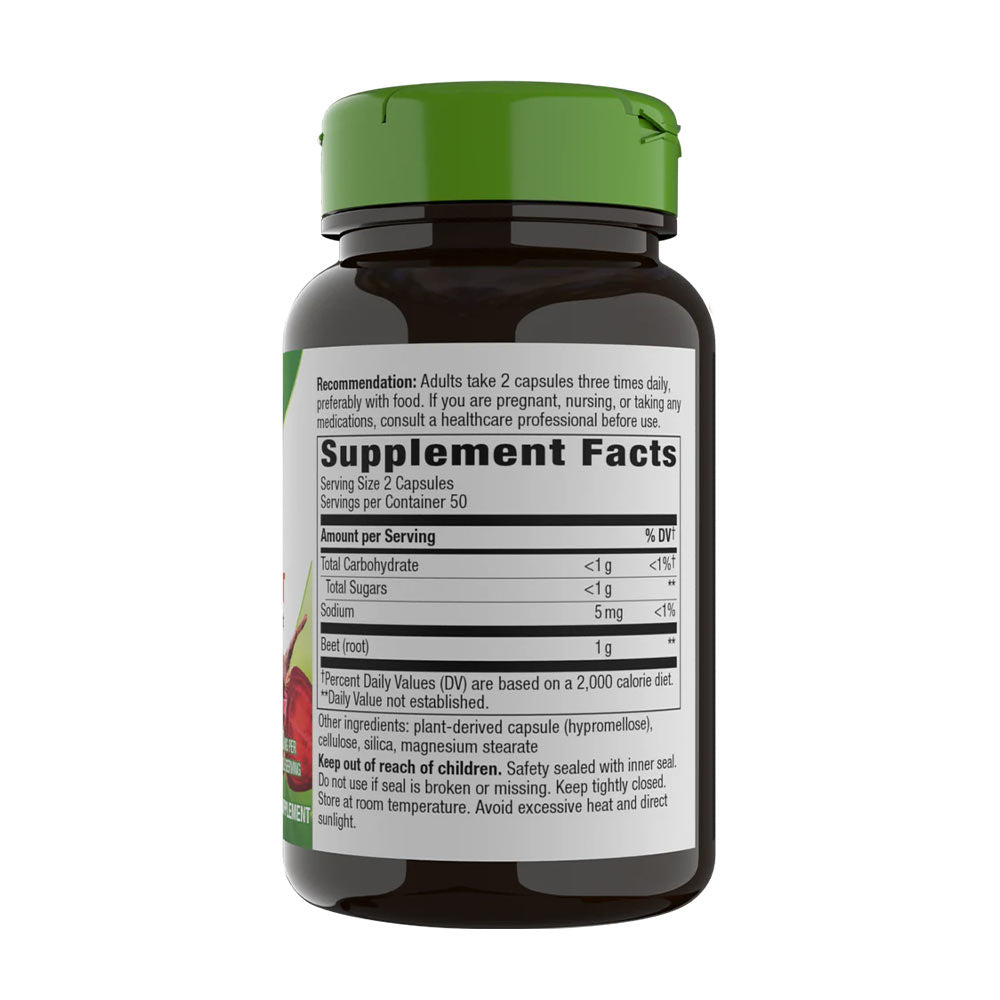 Nature's Way Beet Root flaska detalj