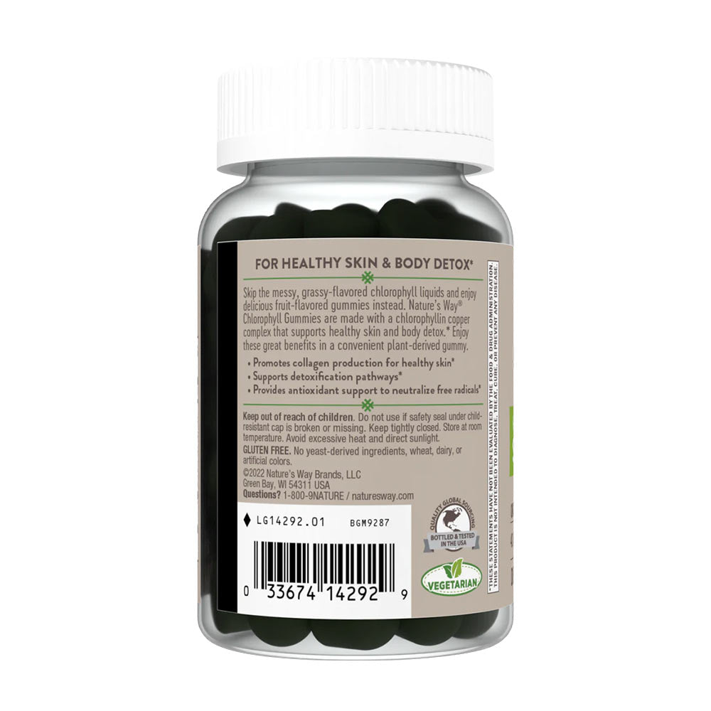 Nature'S Way - Chlorophyll Gummies - 40 Gummies (KORT DATUM 2026-07-31)