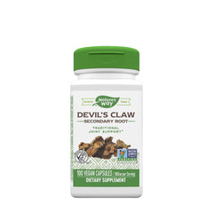 Nature's Way Devil's Claw Secondary Root, vegan capsules for joint support and flexibility.