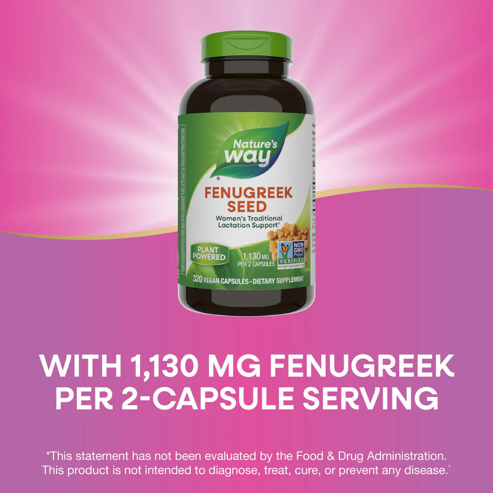 Nature'S Way - Fenugreek Seed - 320 Caps