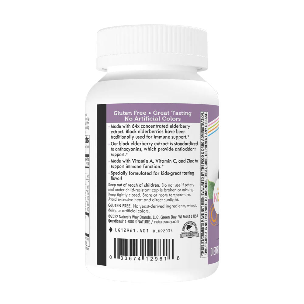 Nature's Way Sambucus Elderberry ingredienser lista