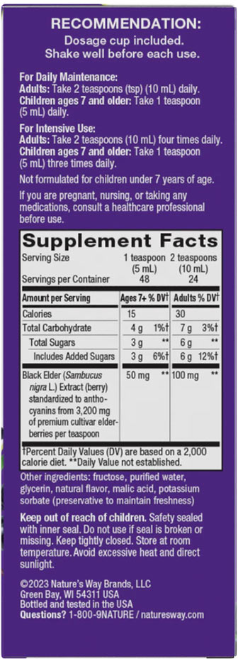 Nature's Way - Sambucus Traditional Immune Syrup