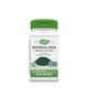 Nature's Way Spirulina dietary supplement bottle with 100 vegan capsules for immune support.
