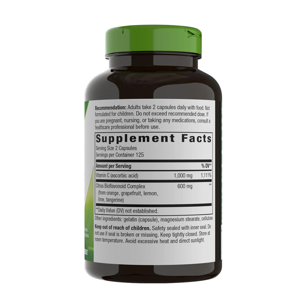 Nature'S Way - Vitamin C with Bioflavonoids - 250 Kapsler