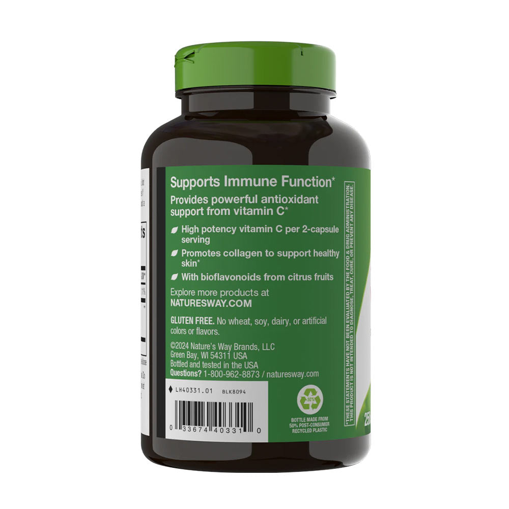 Nature'S Way - Vitamin C with Bioflavonoids - 250 Kapsler
