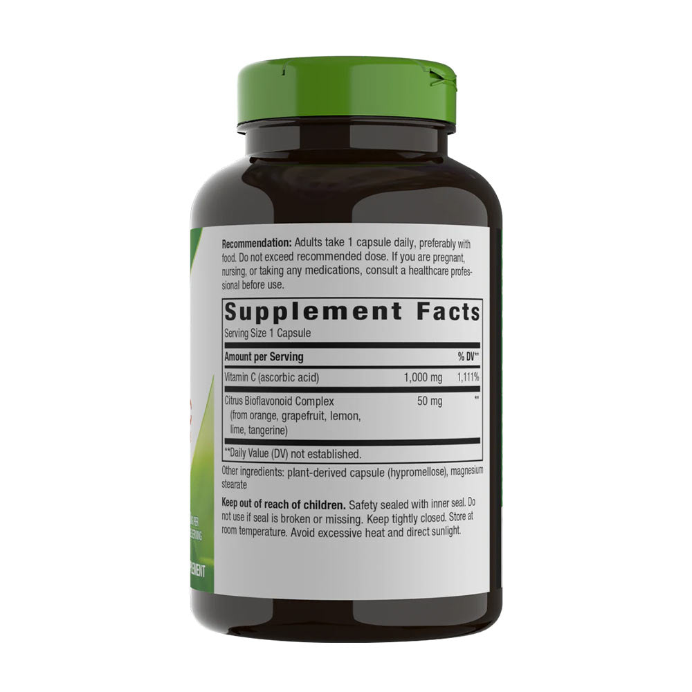 Nature's Way Vitamin C With Bioflavonoids öppen förpackning