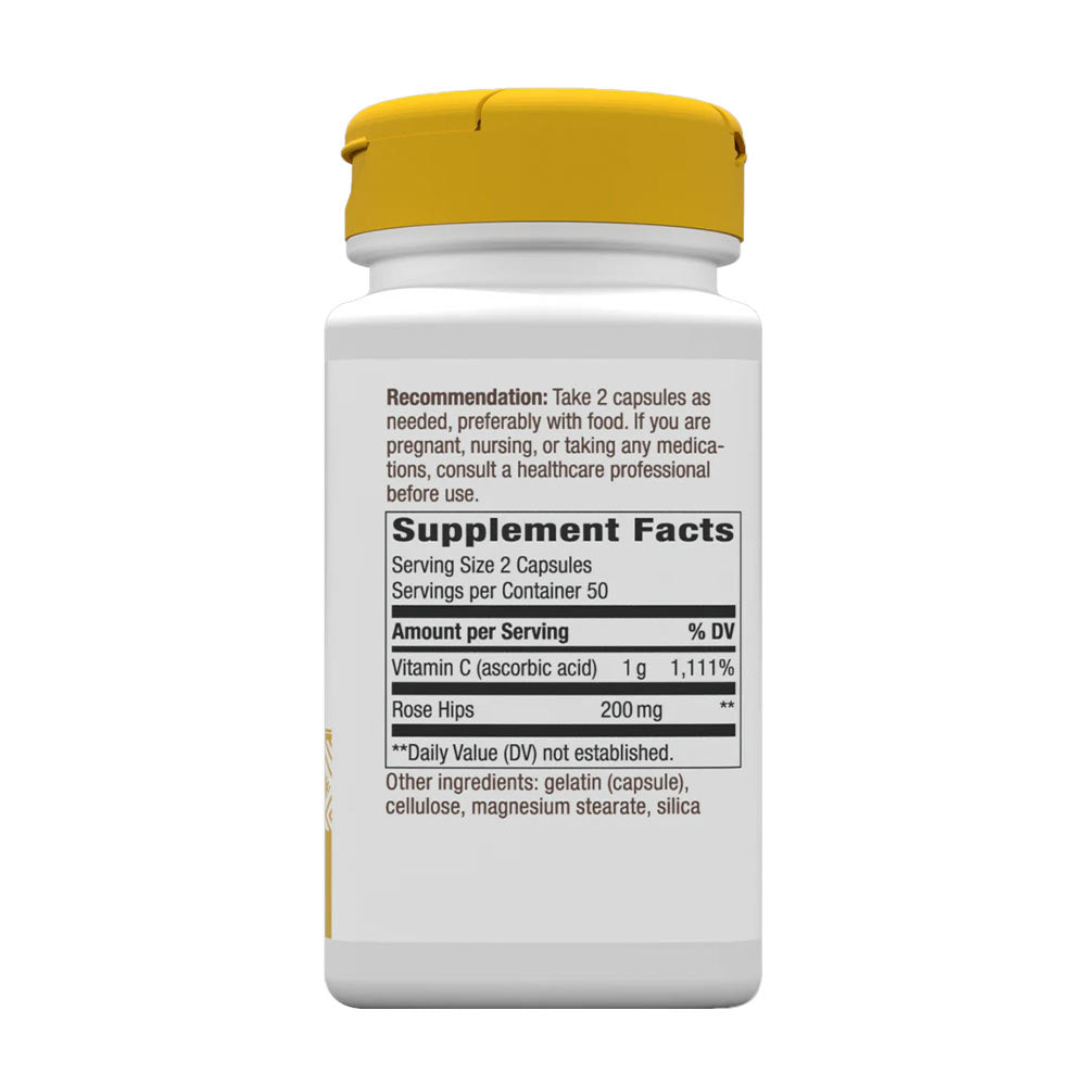 Nature's Way - Vitamin C 1000mg med Nypebær - 100 Kapsler