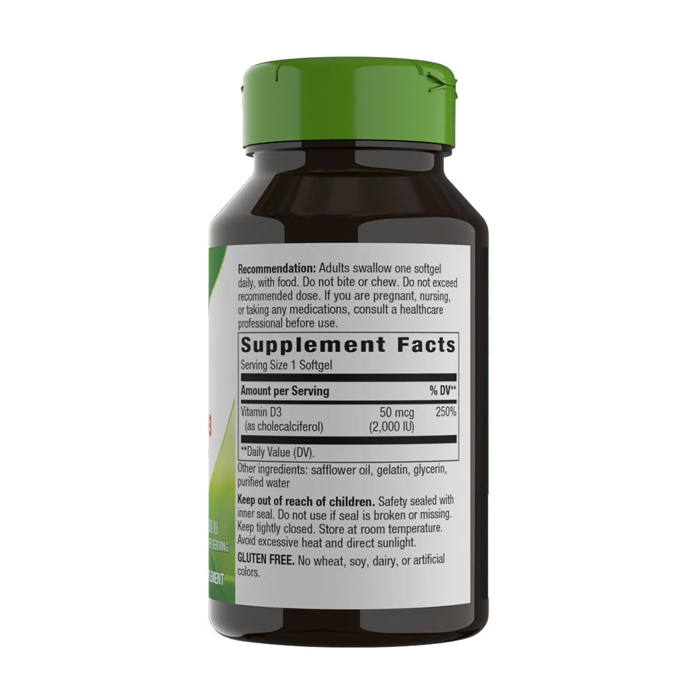 Vitamin D3 50 mcg framsida