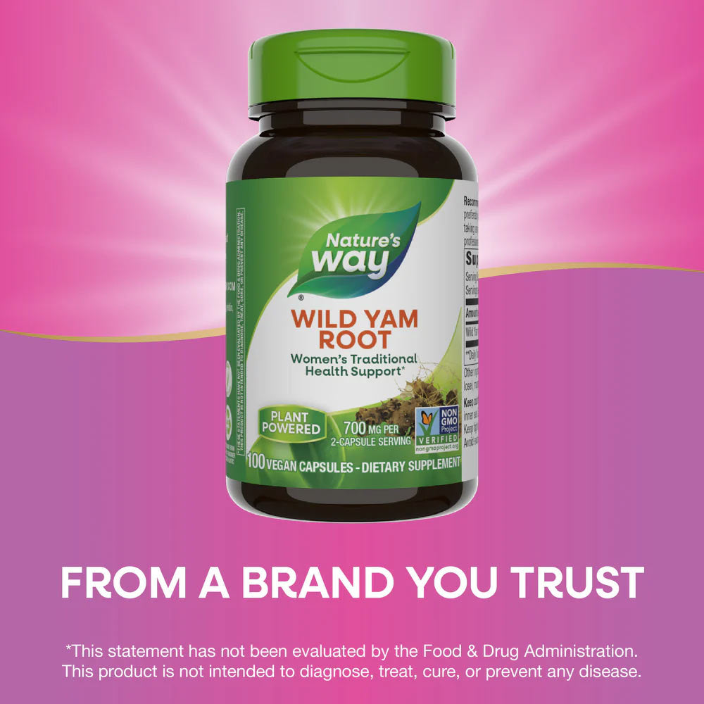 Nature's Way - Wild Yam Root - 180 Caps