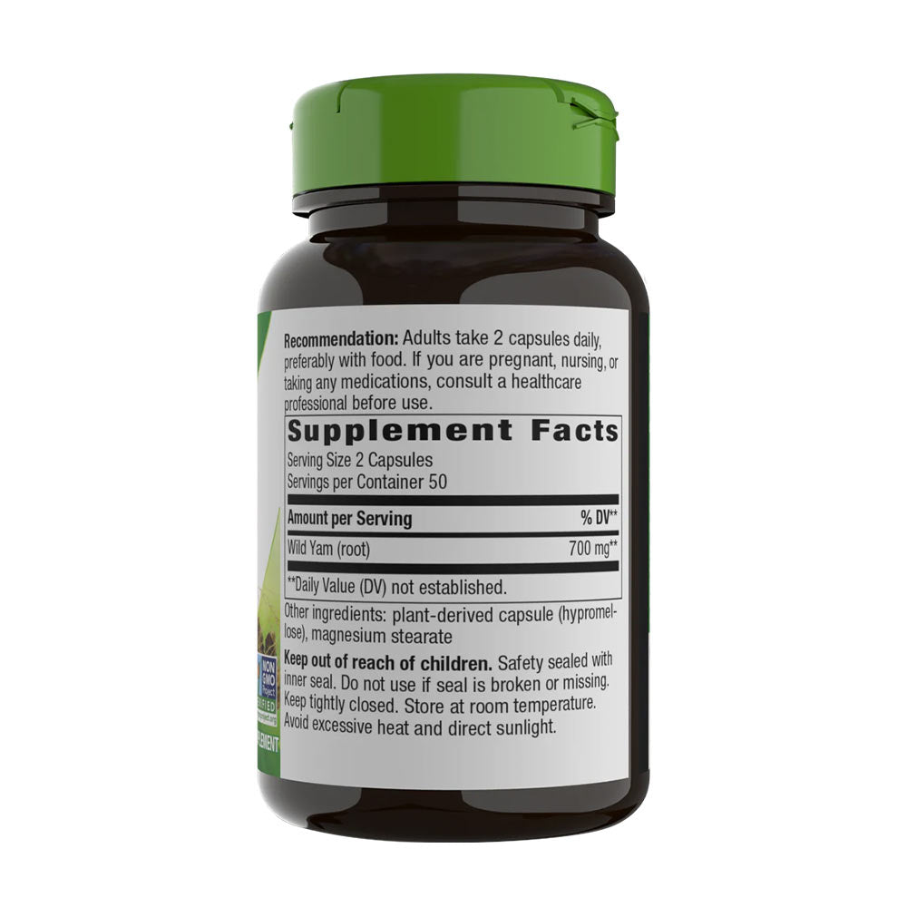 Nature's Way - Wild Yam Root - 180 Caps