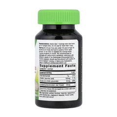 Zinc Lozenges Vild Bär baksida näringsfakta