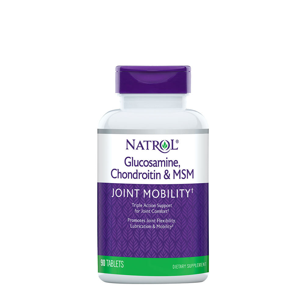 Natrol Glucosamine Chondroitin MSM framsida