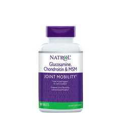 Natrol Glucosamine Chondroitin MSM baksida