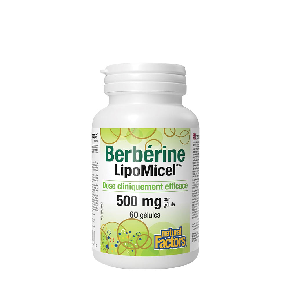 Natural Factors - Berberiini Lipomicel Matriisi - 60 Kapselia
