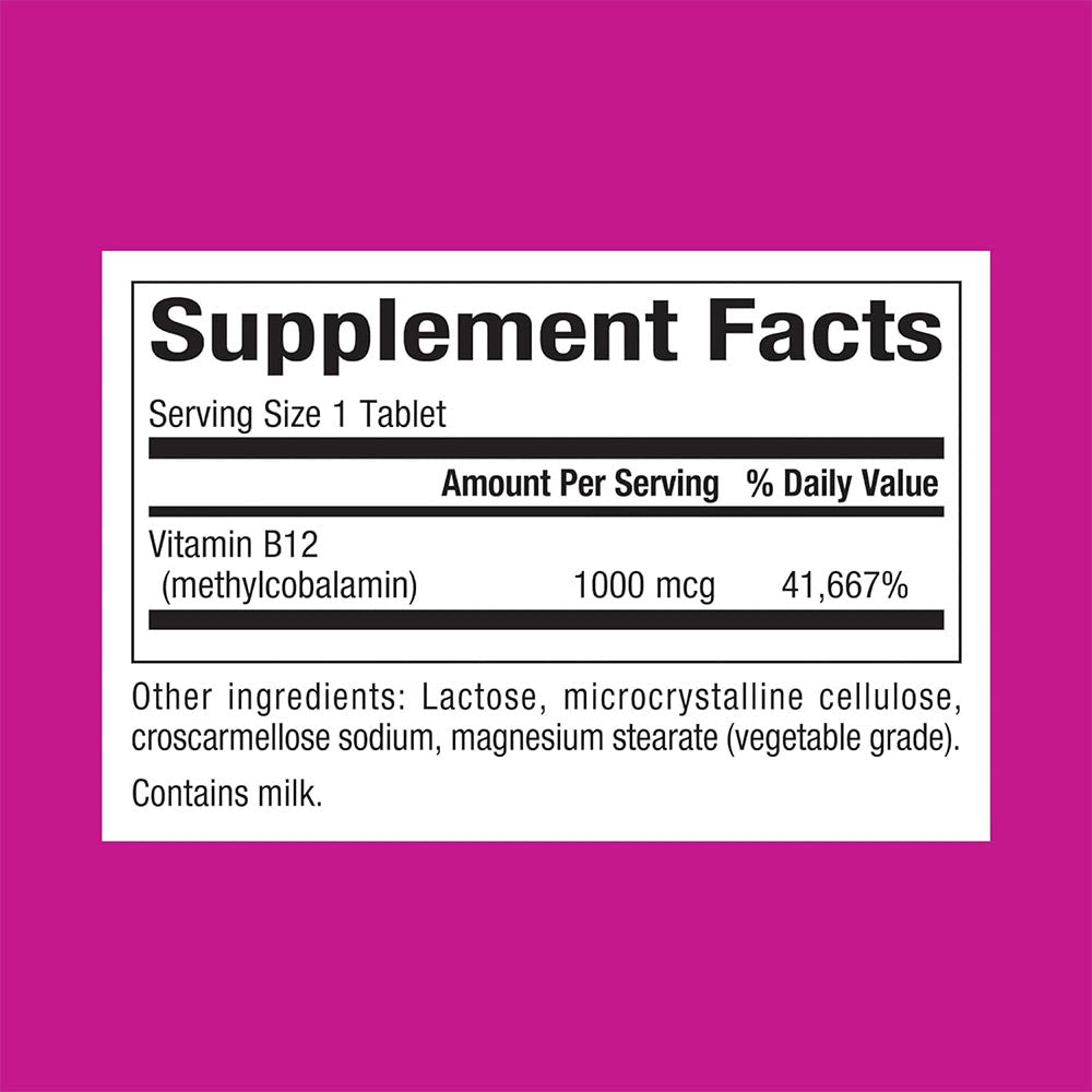 Natural Factors - B12 - 1,000mcg