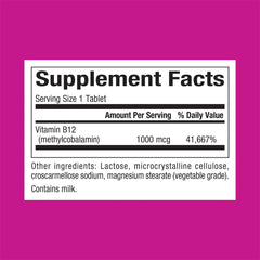 Natural Factors - B12 - 1,000mcg