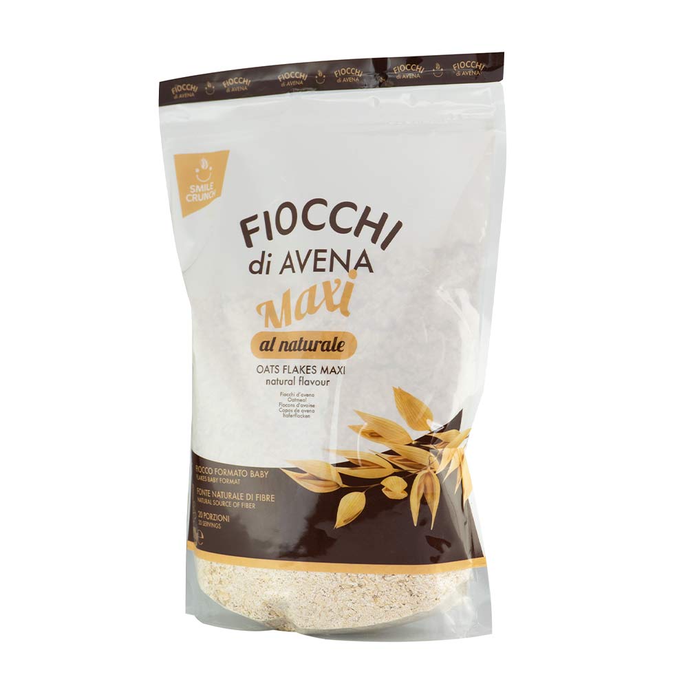 Smile Crunch Natural Maxi Oat Flakes ingredienser